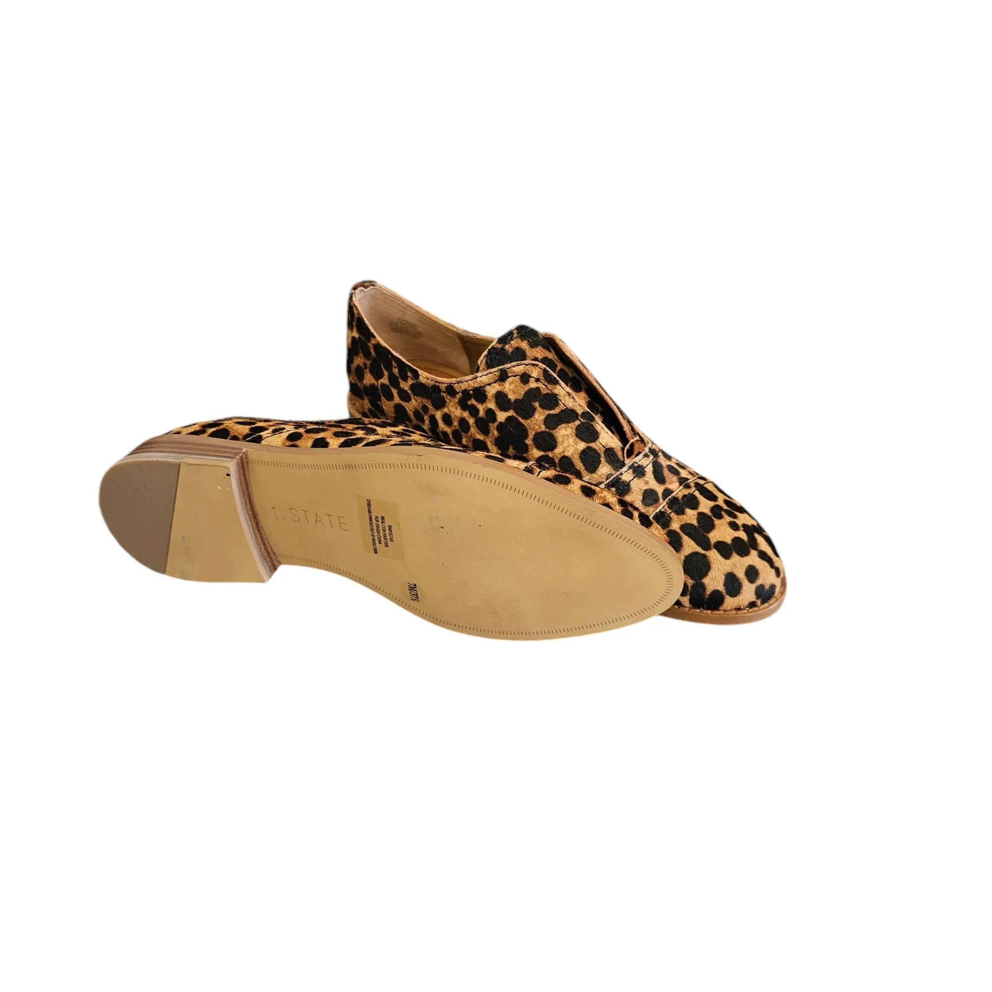 1.State Cheetah US Shoe Size 7 Oxfords