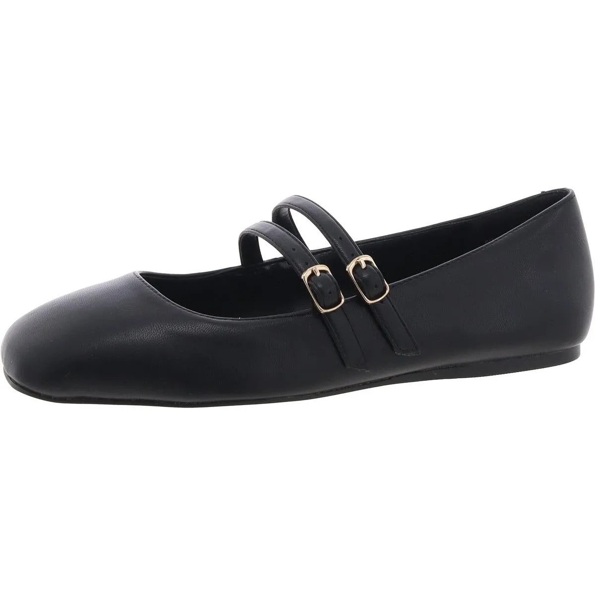 BCBGeneration Womens Harisa Faux Leather Mary Jane Ballet Flats