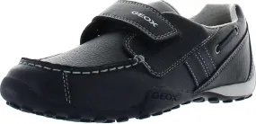 Geox Boys Jr Snake Moc Dress Casual Loafers