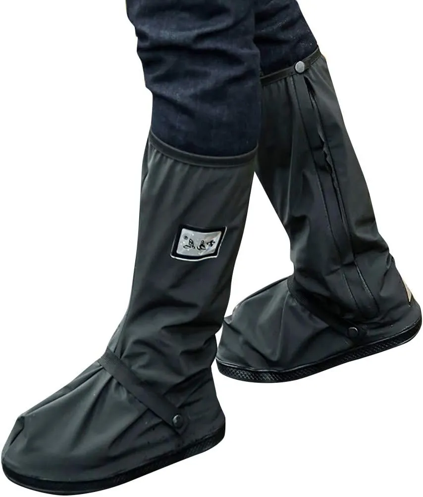 Rain Boots for Men Knee-high Waterproof Rubber Boots Non-slip Outdoor Work Shoes Rainboots for Fishing Climbing, 1
