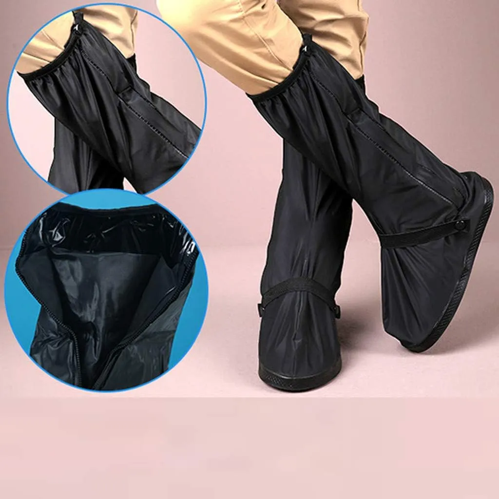 Rain Boots for Men Knee-high Waterproof Rubber Boots Non-slip Outdoor Work Shoes Rainboots for Fishing Climbing, 1