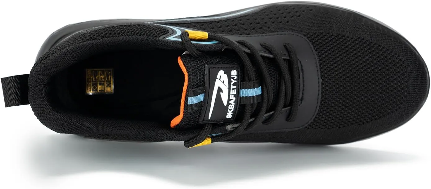 Steel Toe Shoes for Men Women Safety Work Sneakers Indestructible Comfortable Lightweight Breathable Construction Sneakers Anti Smashing Puncture Proof Air Cushion