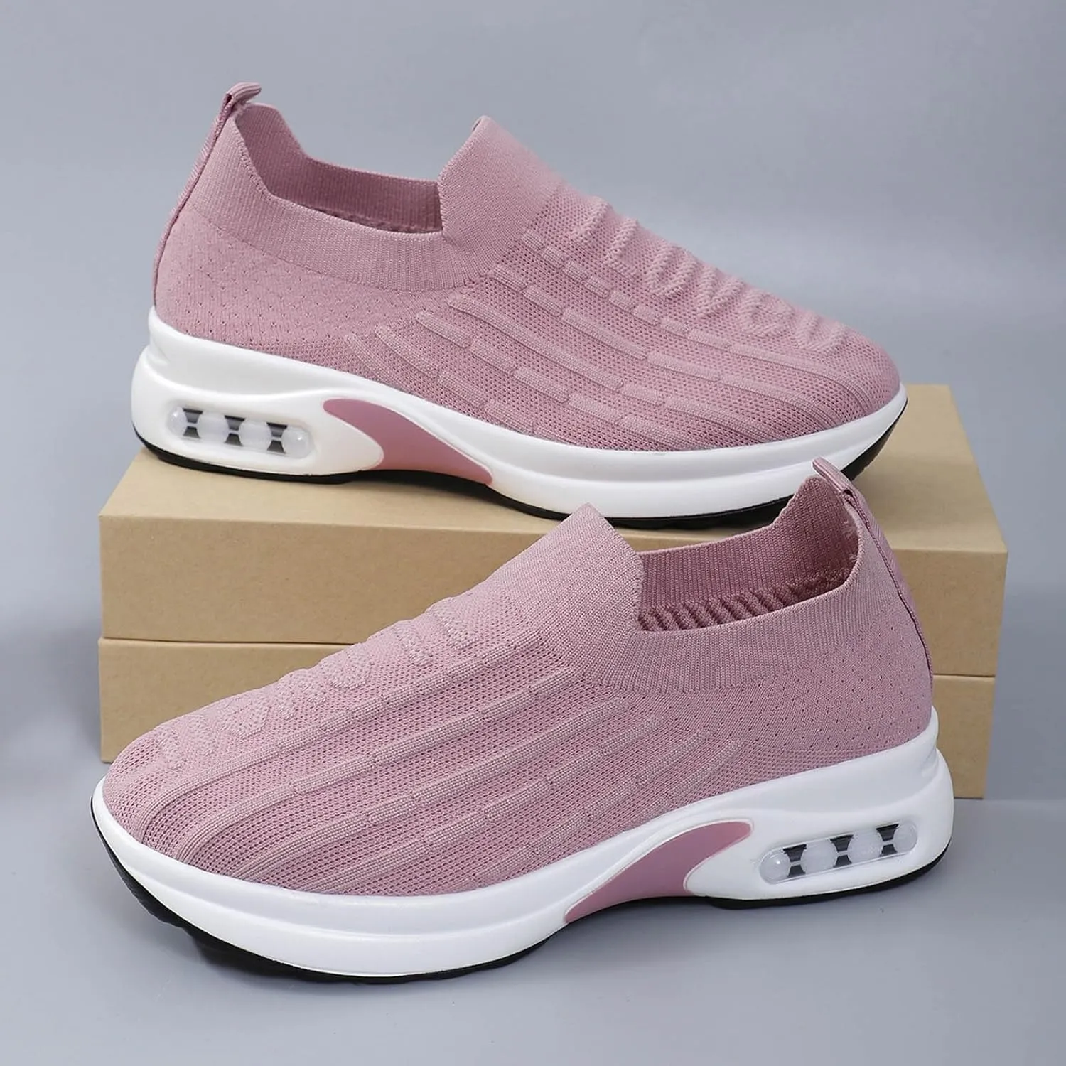 Women Walking Shoes with Arch Support Orthopedic Shoes for Women Sneakers for Women Running Shoes Slip On Casual Shoes Comfortable Fashion Tennis Shoes Mesh Lightweight Sneaker for Work