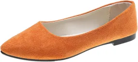 Women's Comfortable Slip On Casual Shoes Elegant Low Heel Ballet for Women Soft Square Toe Loafers Dressy